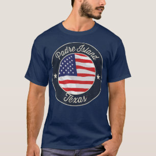Padre Island - T-shirt souvenir Texas patriotique