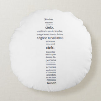Padre nuestro rond kussen