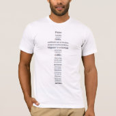 Padre nuestro t-shirt (Voorkant)