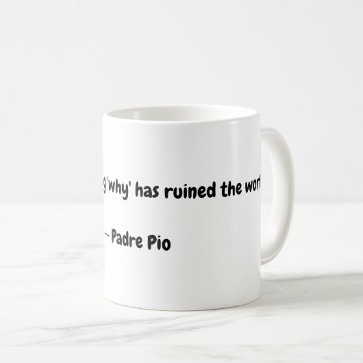 Padre Pio Mug (Devant droit)