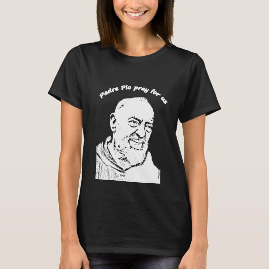 Padre Pio T-shirt (Voorkant)