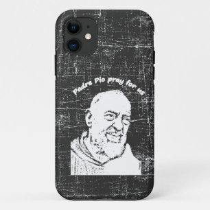 Padre Pio T-Shirt iPhone 11 Hoesje