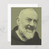 Padre Pio van Pietrelcina (Voorkant / Achterkant)