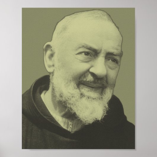 Padre Pio van Pietrelcina Poster (Voorkant)