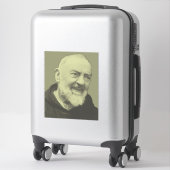 Padre Pio van Pietrelcina Sticker (Koffer)