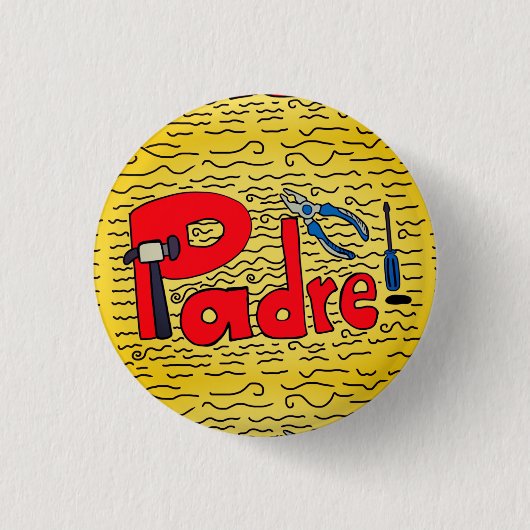 padre ronde button 3,2 cm (Voorkant)