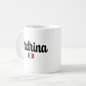 Padrina Italian Flag Mug - Gift for Godmother (Devant gauche)
