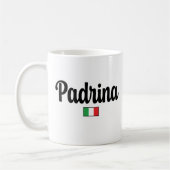 Padrina Italian Flag Mug - Gift for Godmother (Gauche)