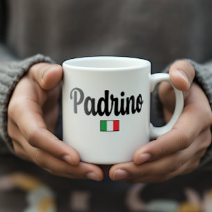 Padrino Italiaanse Vlag Mok - Italiaans Peetvader