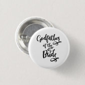 Padrino van de Bruid Ronde Button 3,2 Cm (Voorkant /achterkant)