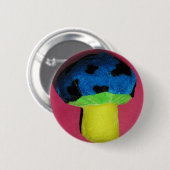 Padroom rood ronde button 5,7 cm (Voorkant /achterkant)