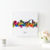 Padua Italy Skyline Vierkante Klok (Huis)