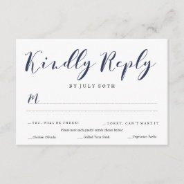 Paduka Script RSVP | HUWELIJKEN Kaartje