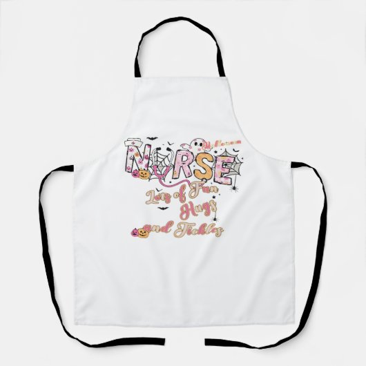 Paediatric Nurse Fun Halloween Ontwerp Essentieel Schort (Voorkant)