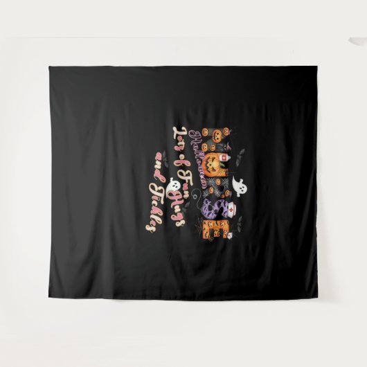 Paediatrics Nurse Fun Halloween Design Essential Wandkleed (Voorkant (horizontaal))