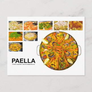 paella briefkaart