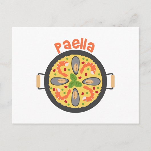 Paella Briefkaart (Voorkant)