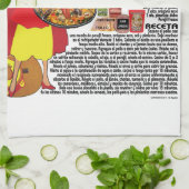Paella espagnole de serviette de cuisine (Plié)