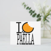 paella-passie briefkaart (Staand voorkant)