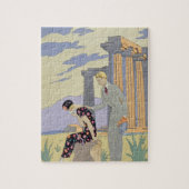 Paestum, 1924 (pochoir print) legpuzzel (Verticaal)