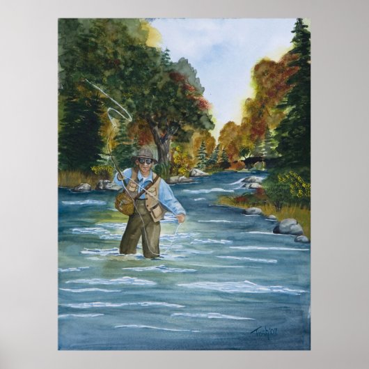 PaFlyFishing Poster (Voorkant)