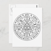 Pagaanwiel van het Jaar Briefkaart (Voorkant / Achterkant)