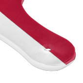 Pagaie de planche à découper en verre avec drapeau (Coin)