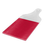 Pagaie de planche à découper en verre avec drapeau (Coin)