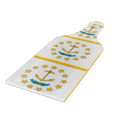 Pagaie de planche à découper en verre avec drapeau (Coin)