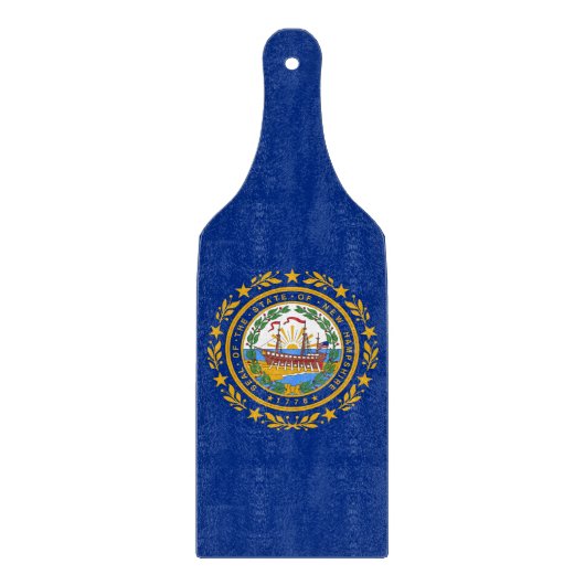 Pagaie de planche à découper en verre avec drapeau (Devant)