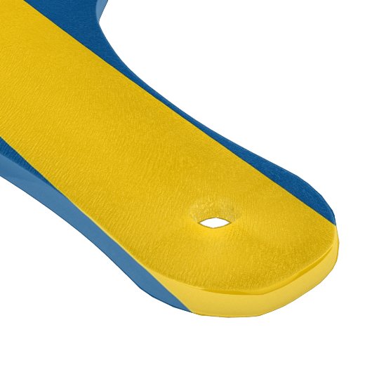 Pagaie de planche à découper en verre avec drapeau (Coin)