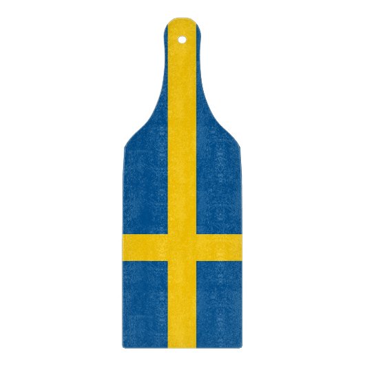 Pagaie de planche à découper en verre avec drapeau (Devant)