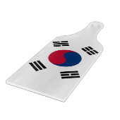 Pagaie de planche à découper en verre avec drapeau (Coin)