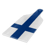 Pagaie de planche à découper en verre avec drapeau (Coin)