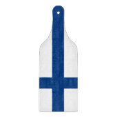 Pagaie de planche à découper en verre avec drapeau (Devant)