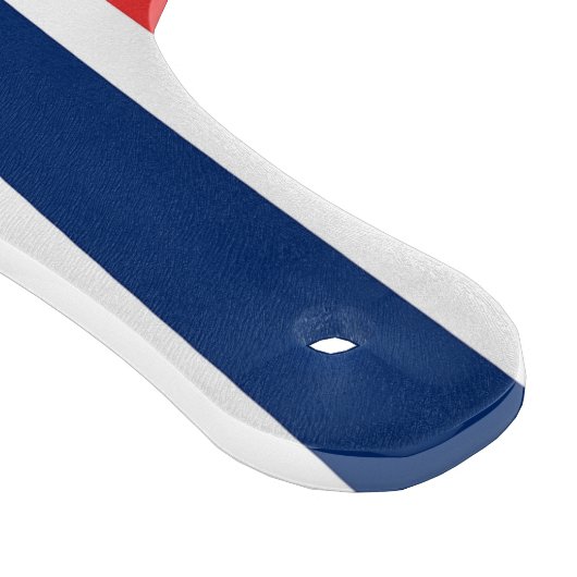 Pagaie de planche à découper en verre avec drapeau (Coin)