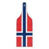 Pagaie de planche à découper en verre avec drapeau (Devant)