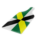 Pagaie de planche à découper en verre avec le drap (Coin)