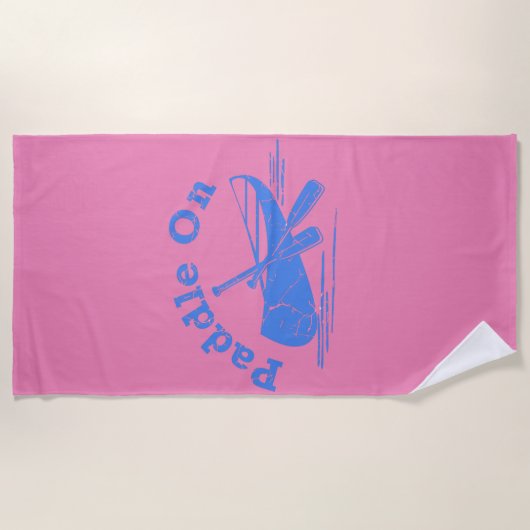 Pagaie En Perte De Design - Serviette De Plage (Devant)