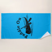 Pagaie En Perte De Design - Serviette De Plage (Devant)