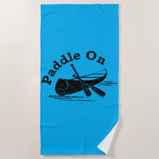 Pagaie En Perte De Design - Serviette De Plage (Devant)
