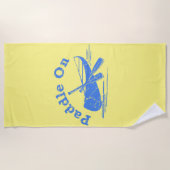 Pagaie En Perte De Design - Serviette De Plage (Devant)