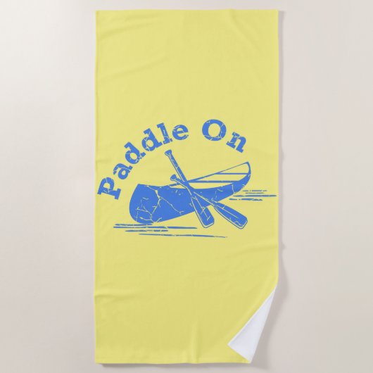 Pagaie En Perte De Design - Serviette De Plage (Devant)