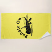 Pagaie En Perte De Design - Serviette De Plage (Devant)