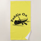 Pagaie En Perte De Design - Serviette De Plage (Devant)