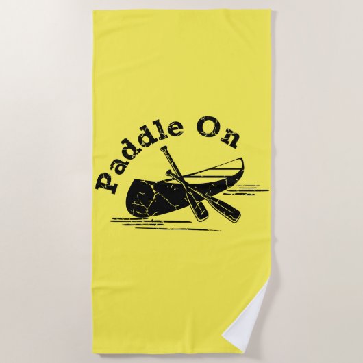 Pagaie En Perte De Design - Serviette De Plage (Devant)