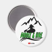 pagaie et aimant de randonnée (Recto/Verso)