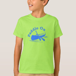 Pagaie sur chaux design - T-shirt de base pour enf