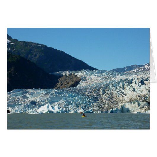 Pagaie sur le glacier Mendenhall (Devant horizontal)