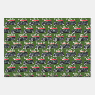 Pagaie Sur Voiture Classique Conception - Papier E